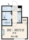 アグライア品川中延 202 間取り図