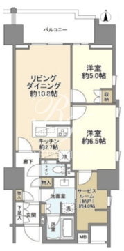ザ・パークハウス市ヶ谷 907 間取り図