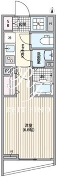 エルファーロ南麻布 B002 間取り図