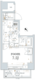 ログ新川 201 間取り図