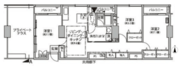 東雲キャナルコートCODAN 11-1316 間取り図