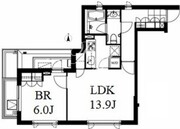南麻布ウエスト 301 間取り図