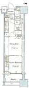 パークコート南麻布 406 間取り図