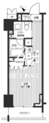 レジディア渋谷 1103 間取り図