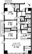 アーバンパーク代官山 2-501 間取り図