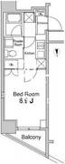 プラウドフラット蒲田2 206 間取り図