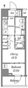アークマーク志茂ステーション 801 間取り図