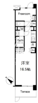 ブリリアイスト三軒茶屋 I-106 間取り図