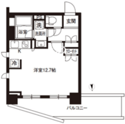 レジディア御茶ノ水 506 間取り図