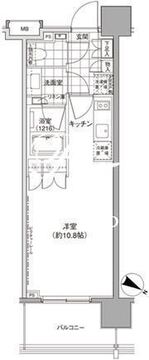 パークハビオ渋谷神山町 203 間取り図
