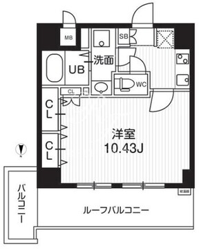 Nステージ亀戸2 705 間取り図
