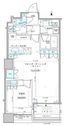 パークタワー勝どき S-1835 間取り図
