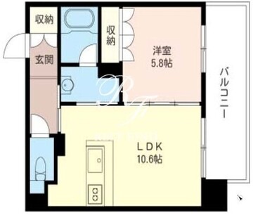 オーキッドレジデンス品川 211 間取り図