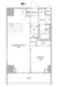 アスール北上野 804 間取り図