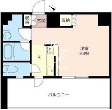 オーキッドレジデンス品川 704 間取り図