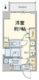 クレストコート蔵前 303 間取り図