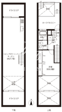 パークジオ学芸大学 102 間取り図