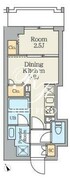 ガーデンザヴィス不動前 207 間取り図