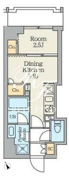 ガーデンザヴィス不動前 207 間取り図