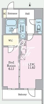 アーバンチェーン亀有 401 間取り図