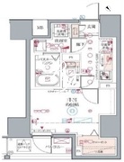 クレヴィスタ板橋 503 間取り図