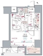 クレヴィスタ板橋 603 間取り図