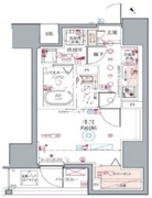 クレヴィスタ板橋 803 間取り図