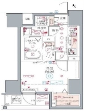 クレヴィスタ板橋 803 間取り図