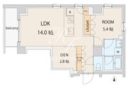 エスセナーリオ中野坂上 202 間取り図