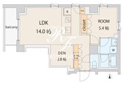 エスセナーリオ中野坂上 402 間取り図