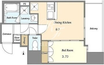 ヴェルメリオ本所 704 間取り図