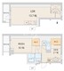 エスセナーリオ中野坂上 502 間取り図