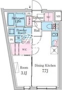 デュオメゾン西新宿 203 間取り図