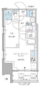 パークアクシス西大島コンフォートスクエア 325 間取り図