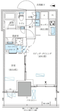 パークアクシス西大島コンフォートスクエア 528 間取り図