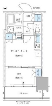 パークアクシス西大島コンフォートスクエア 536 間取り図