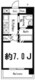 ドゥーエ西大島2 1011 間取り図