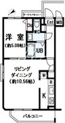 ルミード飯田橋 207 間取り図
