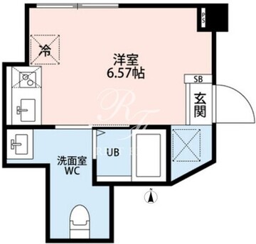 ＢＥＬ　ＦＩＯＲＥ　ＳＨＩＭＯ 102 間取り図