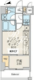 クレストコート北千住レジデンス 702 間取り図