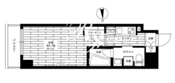 ステージグランデ亀戸アジールコート 402 間取り図