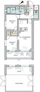 ブリリアイスト洗足池の杜 104 間取り図