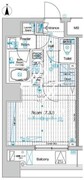ブライズ神楽坂 1101 間取り図