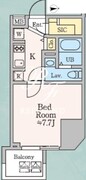 ドゥーエ西大島3 203 間取り図