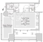 ラ・トゥール新宿アネックス 816 間取り図