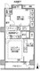 東雲キャナルコートCODAN 18-408 間取り図