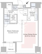 セントラルパークタワー・ラ・トゥール新宿 1820 間取り図