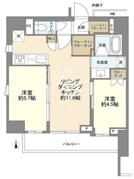 ルジェンテ上野稲荷町 1201 間取り図