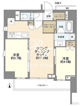 ルジェンテ上野稲荷町 1301 間取り図