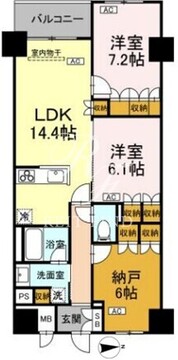 サンジョイアゼロ 309 間取り図